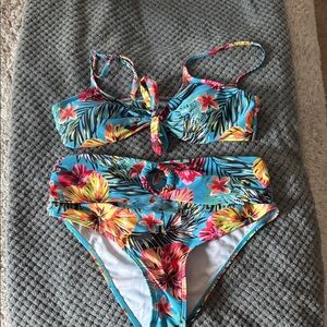 Tropical Floral Bikini Set